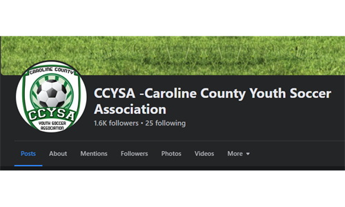 Caroline Soccer Facebook page